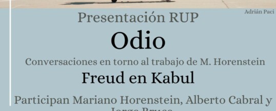 Presentación de la Revista Uruguaya de Psicoanálisis nº 133 Odio. 3/12/2021, 9 hs. Inscribirse